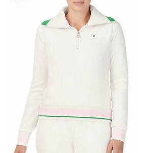 Fila by Brandon Maxwell quarter zip pullover sweatshirt sweater size M medium